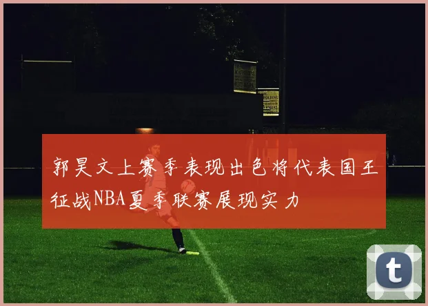 郭昊文上赛季表现出色将代表国王征战NBA夏季联赛展现实力