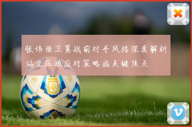 张伟丽卫冕战前对手风格深度解析站立压迫应对策略成关键焦点